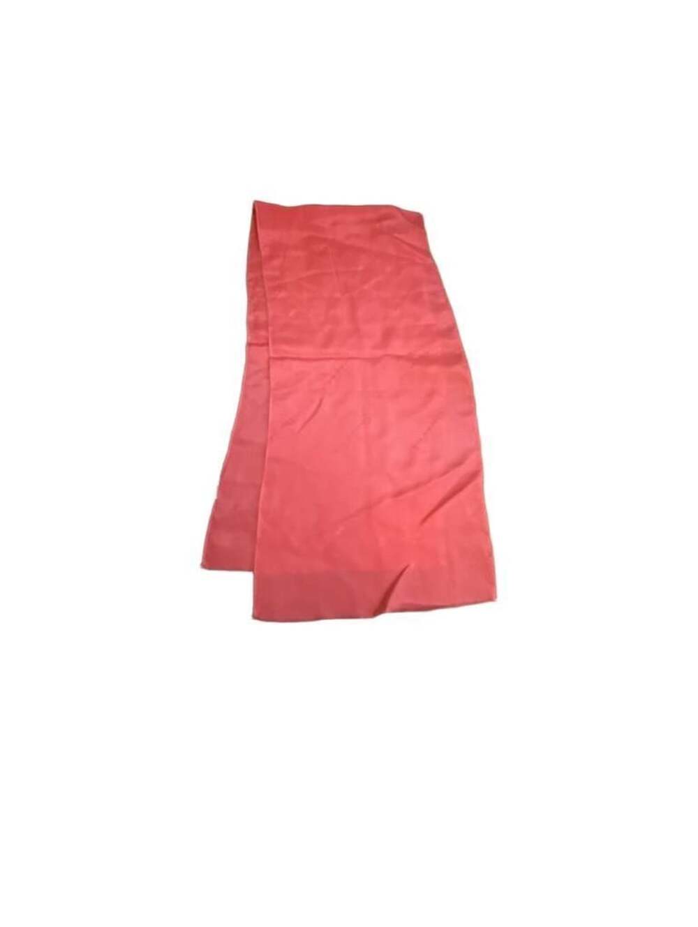 Oscar de la Renta Silk Scarf Red Logo Jacquard